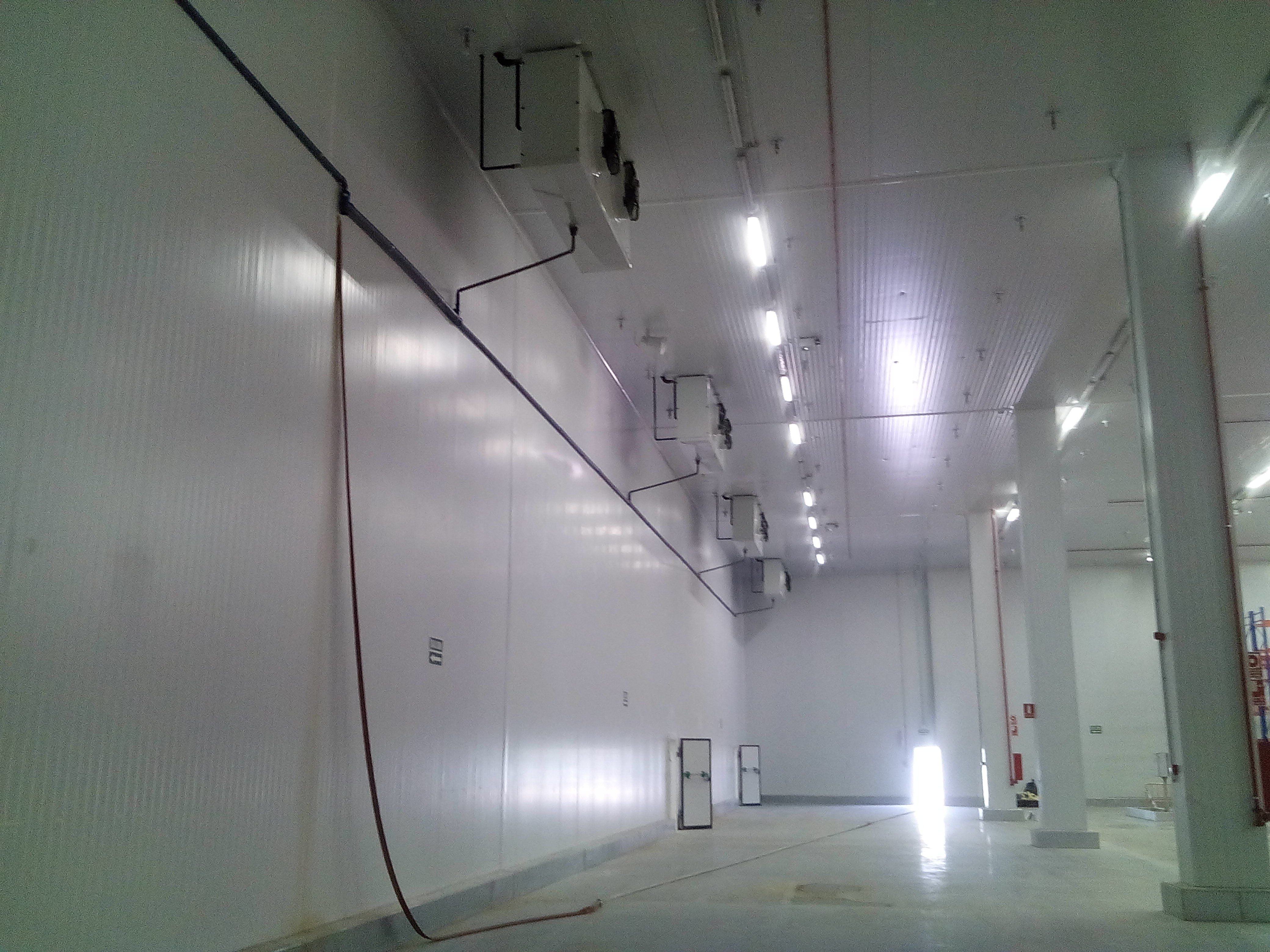 Cámara industrial de refrigeración positiva con humedad controlada